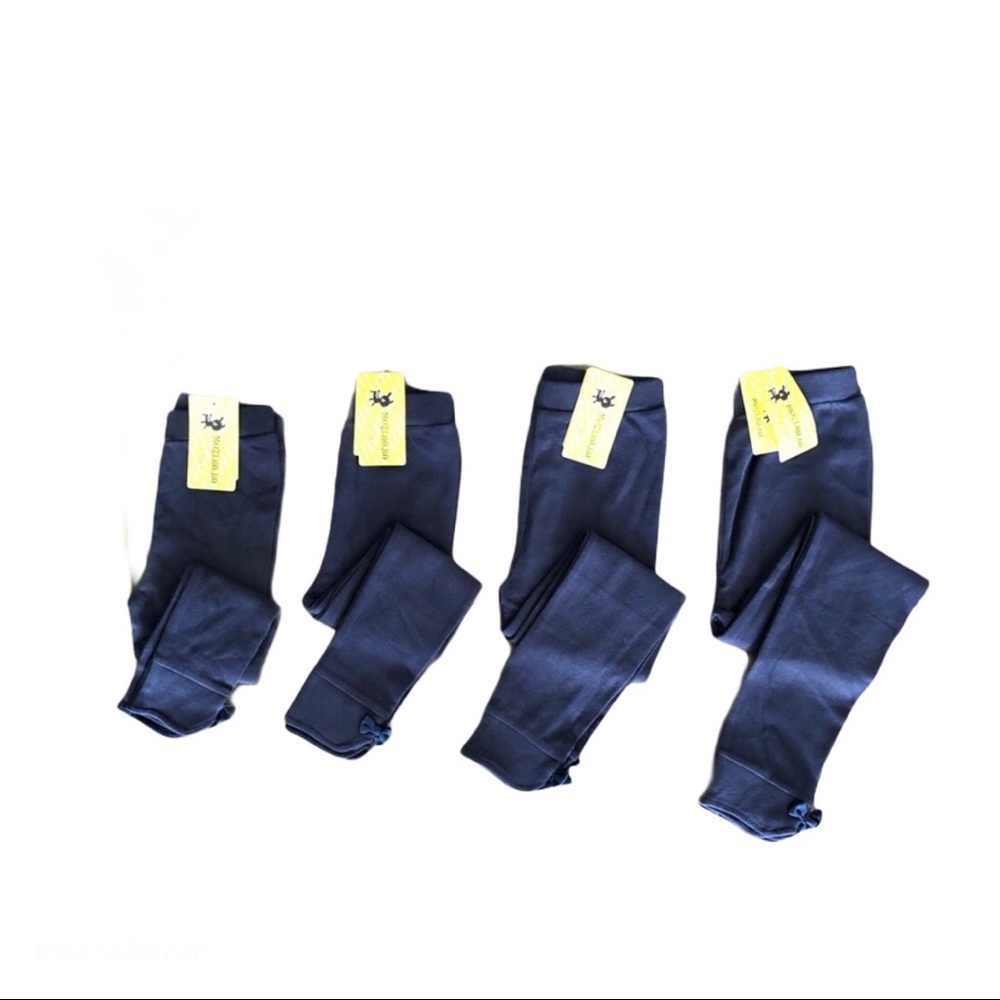 NWT NEW Navy Blue Leggings Pants Bottoms Basics